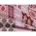 thumbnail image 4 of oneOone Rayon Maroon Fabric Patchwork Sewing Craft Projects Fabric Prints By Yard 56 Inch Wide-2G, 4 of 5
