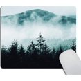 thumbnail image 1 of Custom Misty Mountains Gaming Mouse Pad 9.5x7.9in Non-Slip Rubber Base Ideal for Computers & Laptops, 1 of 5