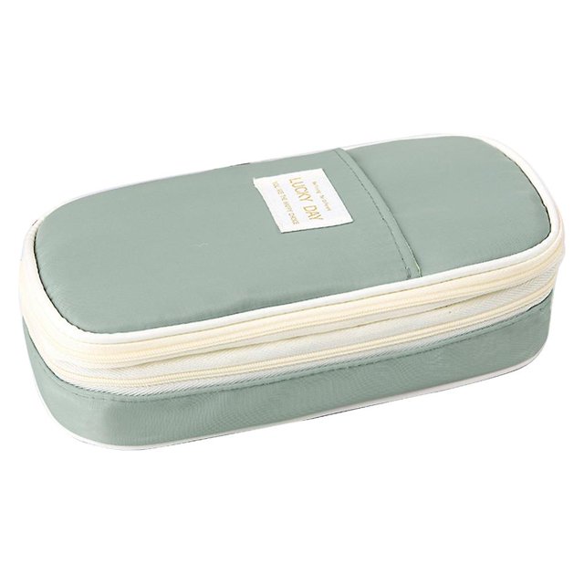 Portalápices, bolsa para bolígrafos, bolsa para lápices de tela Oxford, bolsas grandes de almacenamiento para bolígrafos de papelería