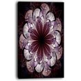 thumbnail image 2 of Soft Pink Digital Art Fractal Flower - Floral Canvas Art Print, 2 of 3