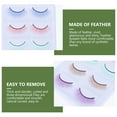 thumbnail image 6 of Colorful False Eyelashes for Women Made of Artificial Fiber Assorted Color Comfortable and Reusable 5 Pairs, 6 of 8