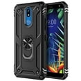 thumbnail image 2 of For LG Rebel 4 LTE (L212VL, L211BL) Case, Phoenix 4/Phoenix 3/K8s/K8 Plus/Tribute Dynasty/Empire/Zone 4/Aristo 2/3 Plus/Aristo 3 with Screen Protector, Nagebee Military Armor Shockproof Cover (Black), 2 of 5