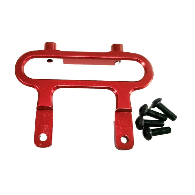 fastboy Aluminum Alloy 1/10 Front Rear Bumpers Anti-collision Board 1piece Durable Rc Front Rear Bumpers Anti-collision Board For Scale Red