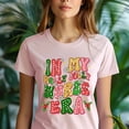 thumbnail image 5 of In My Holly Jolly Nurse Era T-Shirt | Cute Retro Nurse Graphic Tee, Heliconia, Size 3XL, 5 of 6
