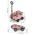 thumbnail image 5 of Pet Stroller Dog Cart, 4 Wheels Folding Small Dogs Cats Stroller, Pet Strolling Cart for Travelling Shopping Walking Playing, 5 of 8