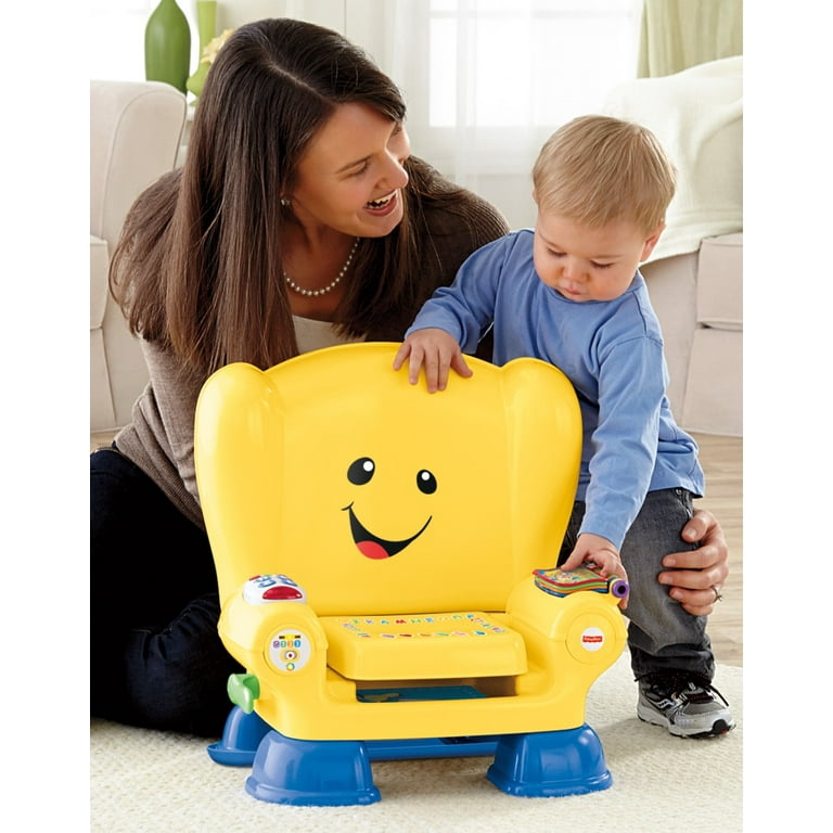 Fisher-Price Laugh & Learn Smart Stages Chair Electronic Learning Toy for  Toddlers, Yellow