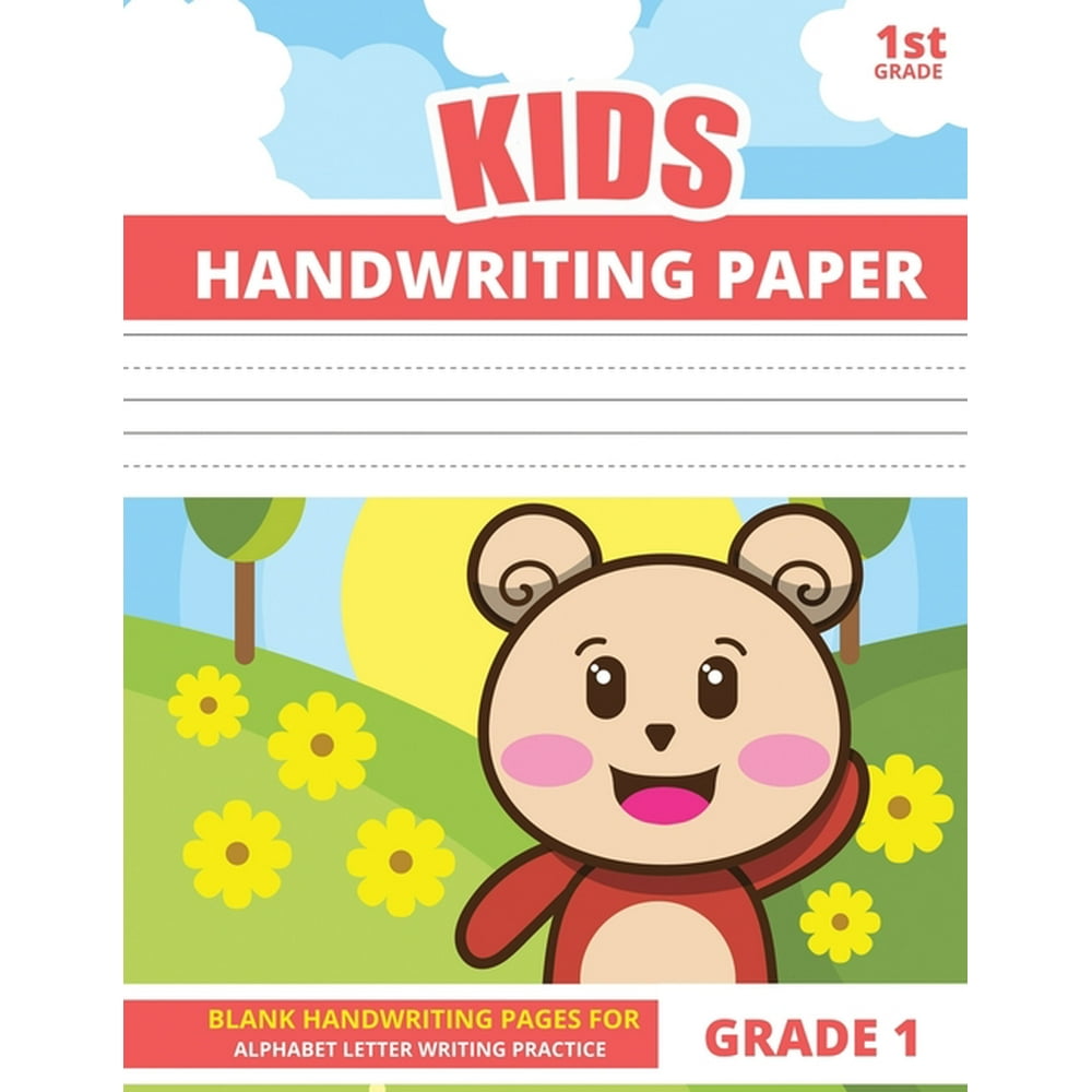 Handwriting Paper for Kids: Handwriting Paper for Kids Grade 1 : 1st