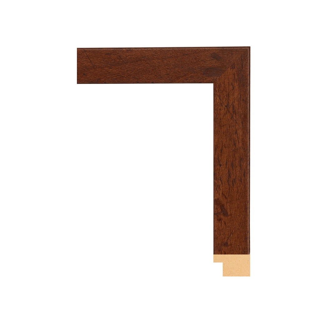 11x17 Dark Walnut Rustic Pine Picture Frame for Puzzles Posters Photos or Artwork (4-Pack)