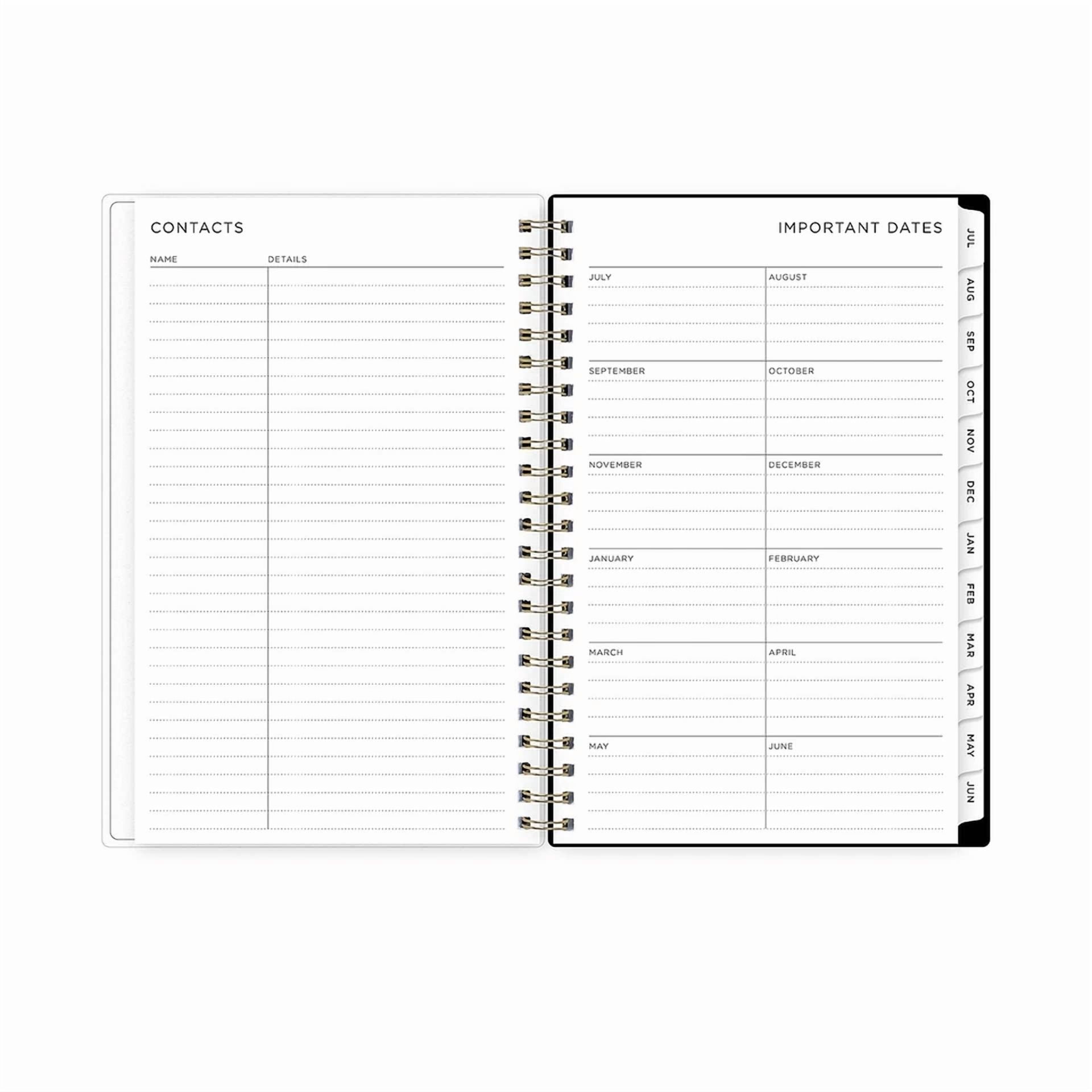 2025-2026 Blue Sky Leopard 5" X 8" Academic Year Weekly & Monthly Planner