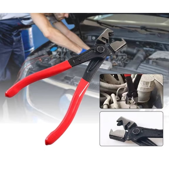 1-Piece Stainless Steel Hose Clamp Pliers Clic & Clic-R Type, CV Boot Clamp Tool for Automotive & Mechanical Repairs, Manual Collar Pliers TIKA