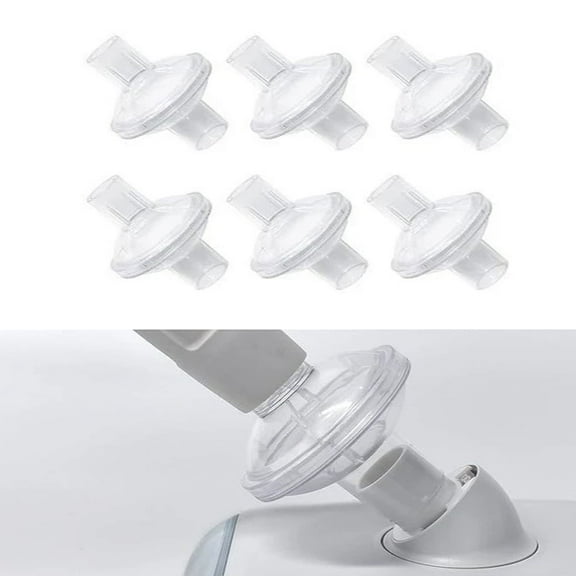 6-pack CPAP Inline Filter, Universal Inline CPAP Filter Compatible with BiPAP Machines ResMed,Dreamstation Standard, Any CACP Machine Size 22mm and 25mm Tube