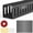 Black-1.97" Hx1.97"W, 15.4''L(8 Pc), variant on Cable Covers White 1.18" Hx1.57"W, 15.4''L(8 Pc) Desk and Wall Cable Management