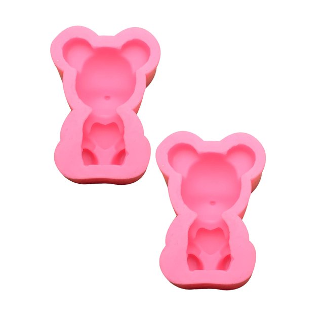 Oleegame 2PC Cookie Mold Washable Silicone Cake Cake Candy Chocolate Decorating Tray DIY Craft Project