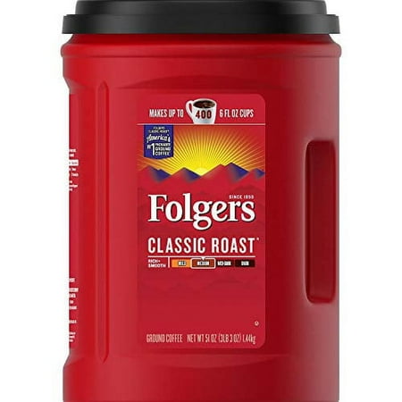 Folgers Classic Roast Ground Coffee (51 oz.)