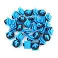 thumbnail image 3 of Rivet Blue Bumper Fender Fastener Clip 30pcs Plastic for Hyundai Kia 87756-1F000, 3 of 6
