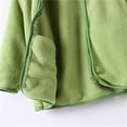 thumbnail image 2 of Cethrio Girls Fleece Jackets, Zip up Lightweight Long Sleeve Warm Fall Winter Outerwear Green Size 14, 2 of 8