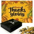 thumbnail image 2 of Ambesonne Maple Leaf Jigsaw Puzzle Durable Cardboard, Happy Thanksgiving Art, 1000 pcs, Multicolor, 2 of 5