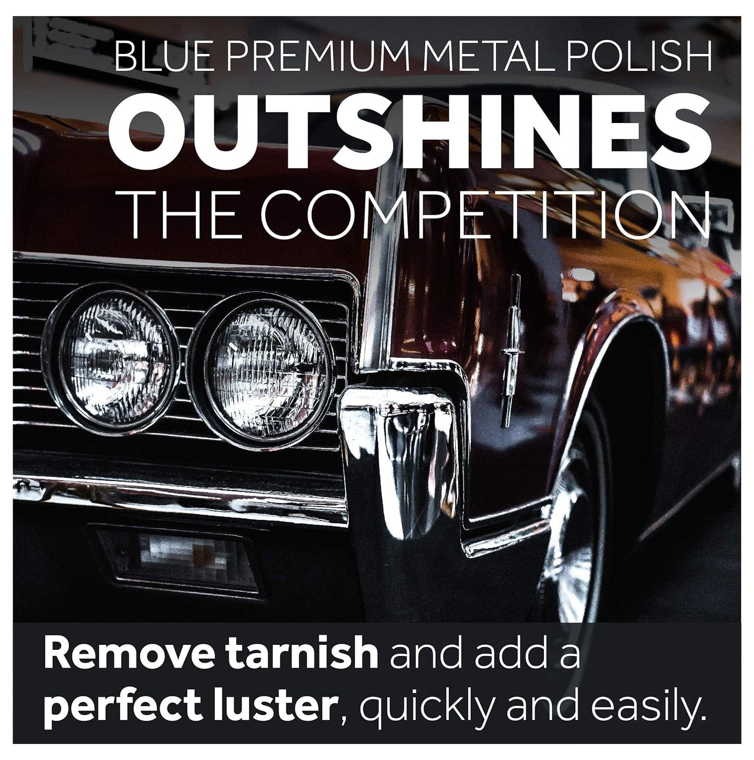 Dura-Coating Blue Premium Metal Wheel & Metal Polish, 32 oz. – Aluminum Wheels, Diamond Plate, Stainless Steel, Copper, Brass, Nickel