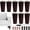 Brown, variant on TURSTIN Set of 8 Furniture Legs 6 Inch Square Solid Wood Couch Legs Replacement Sofa Legs Mid Century Furniture Feet for Armchair Bed Dresser Cabinet Include Installation Hardware, Black