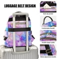 thumbnail image 3 of FORMRS Mini Backpack Purse for Women Travel Daypack Casual Shoulder Bag, Pastel Pink Marble Pattern, 3 of 7