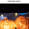 thumbnail image 6 of Hand-Blown Glass Pumpkin Halloween Decor Fall Home Figurines Collectible Harvest Thanksgiving Wedding & Autumn Mantel Decorations Paperweight Tabletop Ornaments, 6 of 7