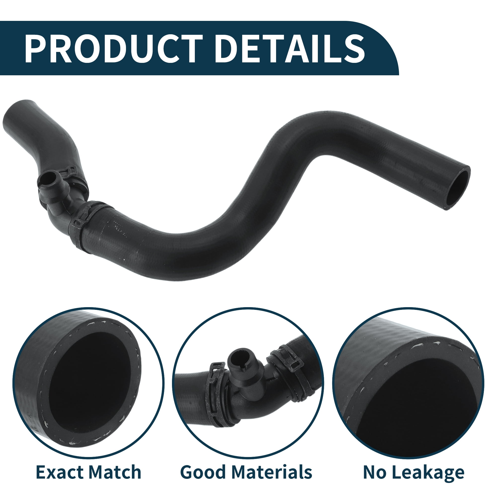 Unique Bargains Radiator Hose Heater Hose Radiator Outlet Hose Pipe No.13220131 Water Pipe