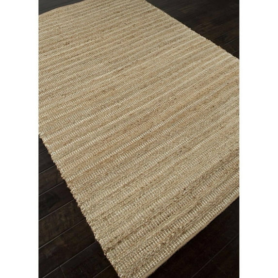 Jaipur Himalaya Canterbury Natural Solid Pattern Jute/Cotton Rug