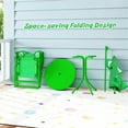 thumbnail image 6 of 4-Piece Folding Outdoor Play Set w/ Adjustable Sun Umbrella - HDPE Table, Oxford Fabric Chairs, Durable Metal Frame, 39.5" Canopy - Perfect for Backyard, Park, Beach Fun!, 6 of 11