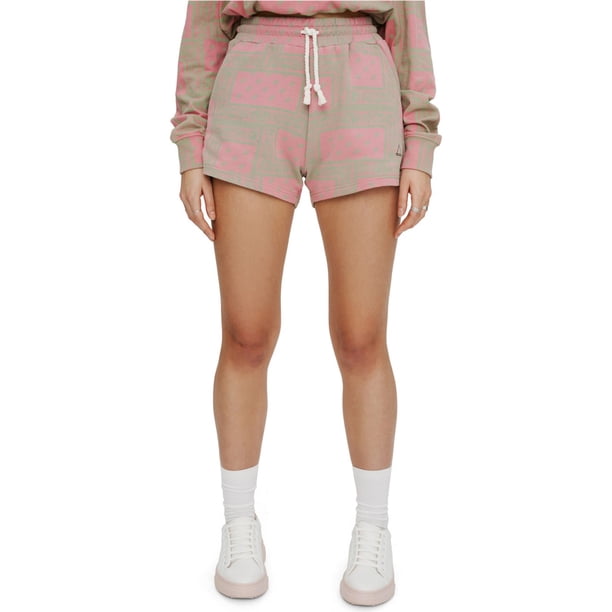 Elevenparis Mujeres Bandana Print Casual Mini Shorts Almondblossom S