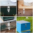 thumbnail image 4 of Shisuyan Hive Clasp Galvanized Steel Hobbyists Prevent Detachment 6Pcs 5.3X1.5X0.4In, 4 of 8