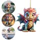 thumbnail image 1 of Bsvklp Decoraciones Navideñas Dragón Dibujos Animados Acrílico para Fiesta Navidad (2), 1 of 9