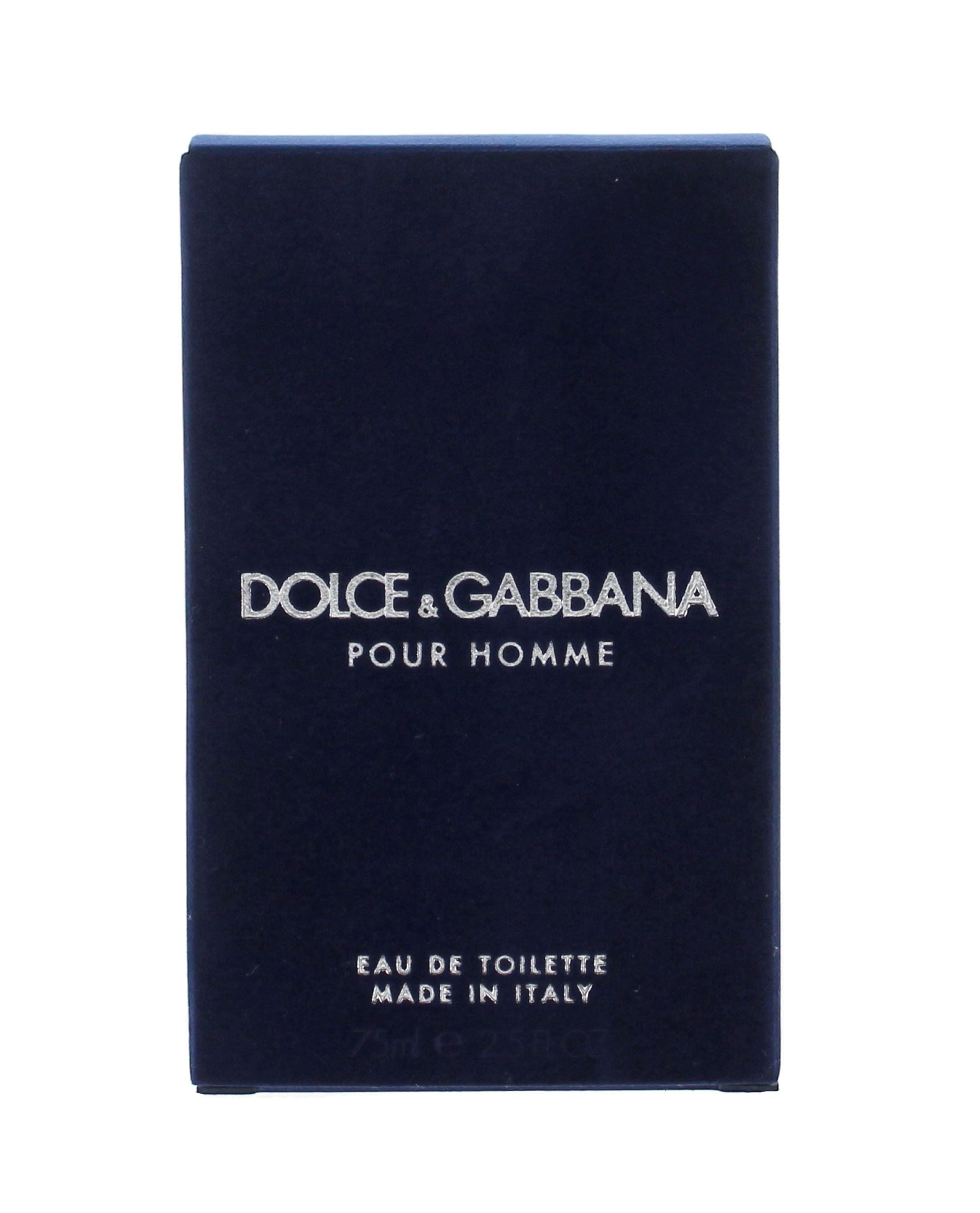 Dolce & Gabbana Pour Homme Eau de Toilette Spray for Men, 2.5 oz EDT