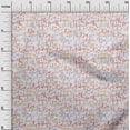 thumbnail image 3 of oneOone Popeline de Coton Tissu Rouge Texte Projets de Couture Tissu Imprimé au Mètre 42 Pouces de Large, 3 of 5