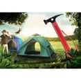 thumbnail image 3 of Martillo de Camping Portátil Extractor de Estaca Mango de Aleación de Aluminio Rojo, 3 of 9