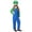 Luigi - Unisex Kids, variant on Super Brothers Costume, Halloween Family Matching Costumes, Super Bro Fancy Dress Outfits with Hat & Mustache Accessories, Halloween Party Dress up Clothes for Kids, Red/S