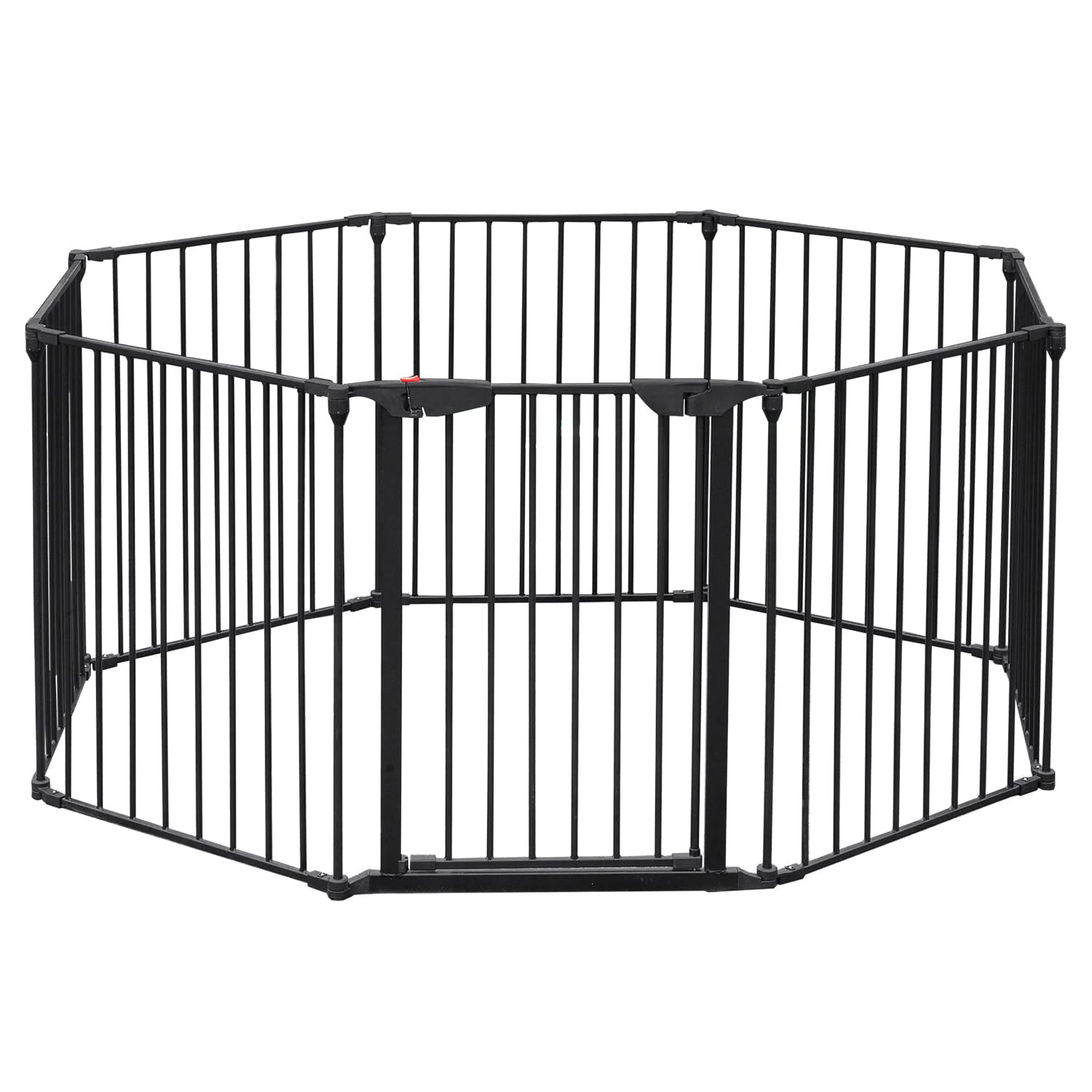 Pefilos 8 Panel Play Yard Dog Playpen for Multiple Sizes of Dog, Designed for Camping, Dog Fences Indoor, Black Pefilos 8 Panel Play Yard Dog Playpen for Multiple Sizes of Dog, Designed for Camping, Dog Fences Indoor, Black