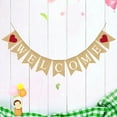 thumbnail image 6 of Mobutofu Bridal Banner Swallowtail Shape Welcome Letter Printing Flag for Wedding Party 1 Set, 6 of 8