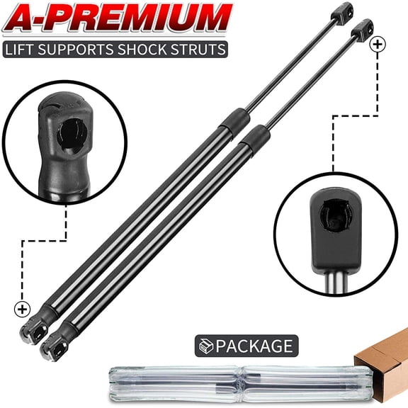 A-Premium Tailgate Lift Supports Gas Spring Shock Struts Compatible with Dodge Viper 1996-2002 Coupe Only 2-PC