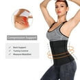thumbnail image 4 of QRIC Neoprene Sauna Waist Trainer Corset Sweat Belt for Women Weight Loss Compression Trimmer Workout Fitness Shapewear, 4 of 7