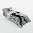 thumbnail image 3 of Ambesonne Abstract Bedding Set 4 Pcs, Baseball Player, Queen, Charcoal Grey White, 3 of 3