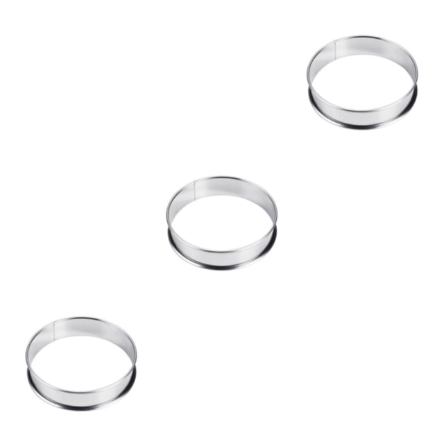 Billuyoard Anillo de Pizza de acero inoxidable, reemplazo portátil, hogar, cocina, molde para hornear pasteles, herramienta de moldeo, Type1 NO1