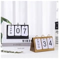 thumbnail image 3 of Monstrate Calendario de escritorio Calendarios Adorno resistente al desgaste Decoración de escritorio Hierro de pie Cuenta atrás diaria Semanal Decoración del hogar Negro Monstrate HA080032-01, 3 of 6