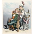 thumbnail image 2 of Jules-Edmond-Charles Lachaise 15x17 Black Ornate Wood Framed Double Matted Museum Art Print Titled - Painted Wall Decor Featuring Thin Column with a Pair of Swans and Trompe L’Oeil Vase, 2 of 5