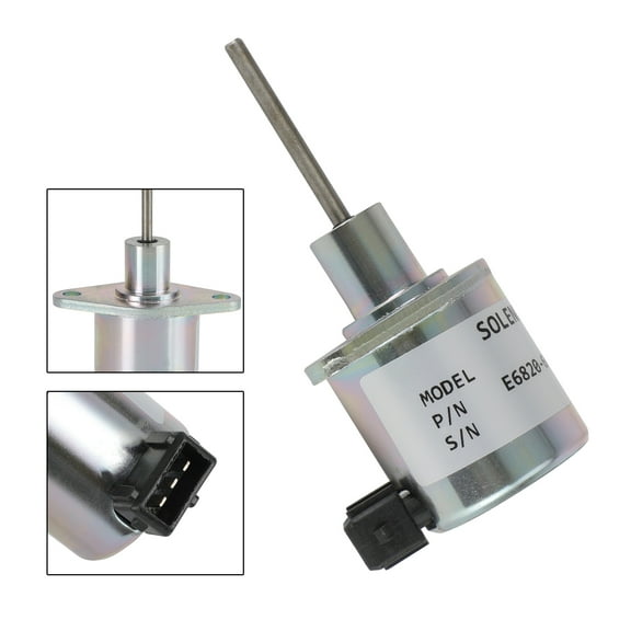 Motor Genic For Kioti Engine Stop Solenoid Mechron Ck Dk Rx Tractor E6820-60011 12V