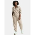 thumbnail image 2 of Avia Women's and Women's Plus ScubaKnit Pleat Joggers with Pockets, Size XS-4X, 2 of 6