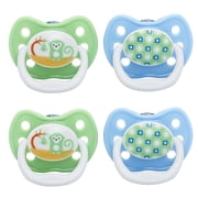 Dr. Brown's Stage 3 PreVent Uniquw Pacifier, Pink, 4 Ct