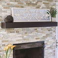 thumbnail image 3 of household essentials large framed decorative scroll wall mirror, white, 3 of 3