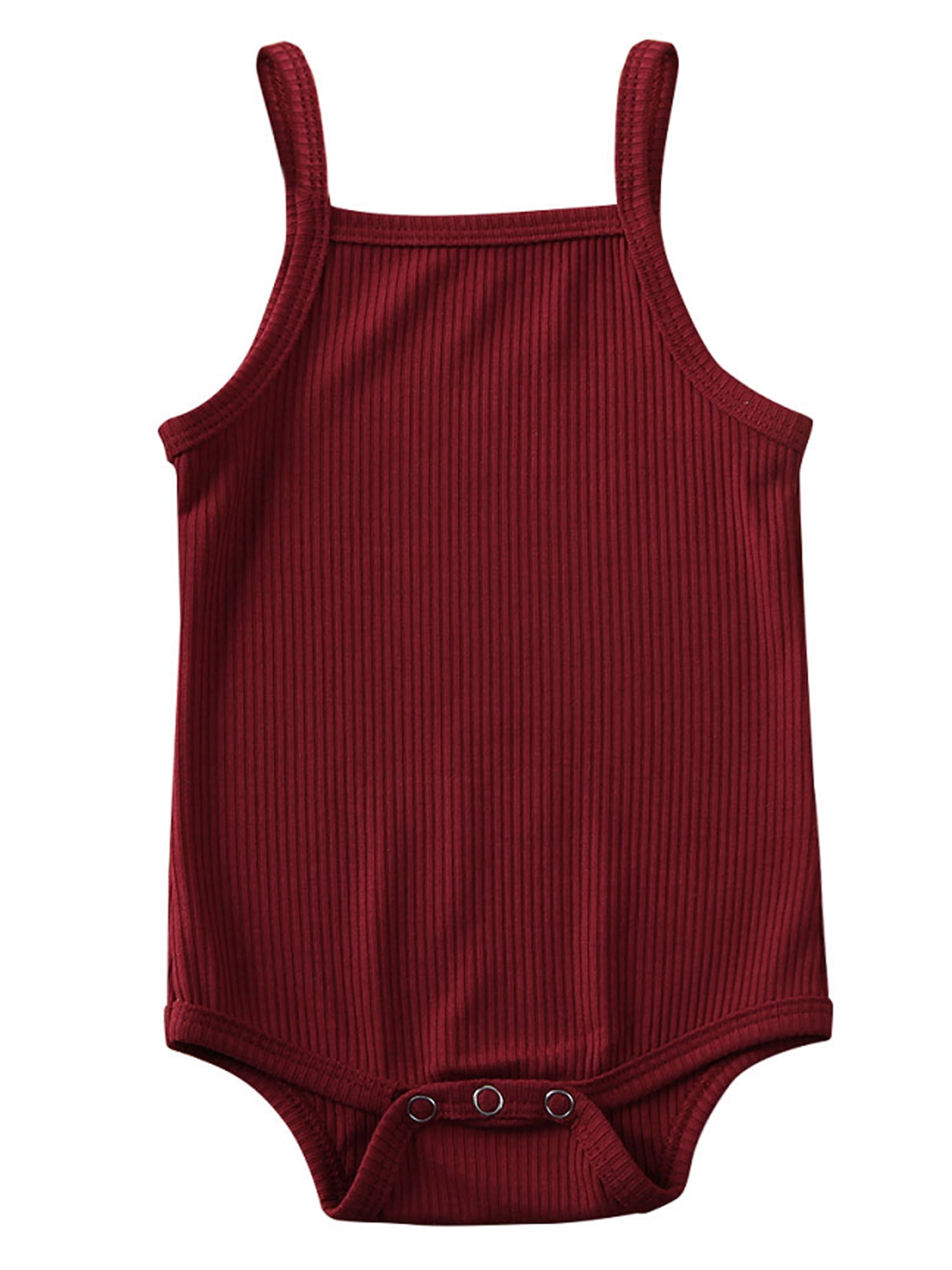 Musuos Baby Camisole Onesie Spaghetti Strap Bodysuit Sleeveless Tank