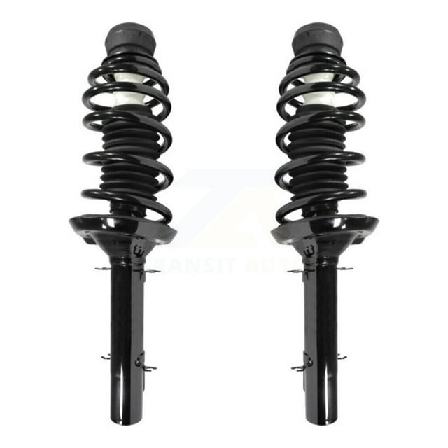Transit Auto Front Complete Suspension Shocks Strut and Coil Spring Mount Assemblies Pair for Car Volkswagen Jetta Golf Beetle City - Left Right Side (Driver Passenger) K78A-100014