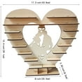thumbnail image 2 of Wooden Loving Heart Shape Chocolate Display Stand for Parties Weddings, 2 of 8
